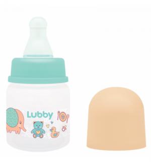 Бутылочка  Малыши и Малышки с соской полипропилен рождения, 60 мл, цвет: бежевый Lubby