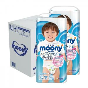 Megabox Трусики для мальчика XL (12-22 кг) 76 шт. Moony