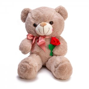Мягкая игрушка  Медведь с розой 301217204 KiDWoW