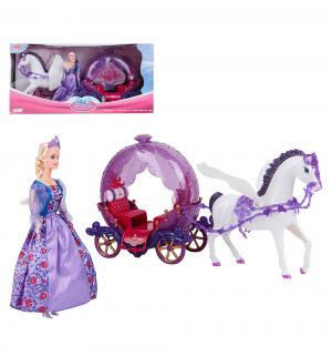Игровой набор  Кукла с каретой и лошадью 28 см Zhorya