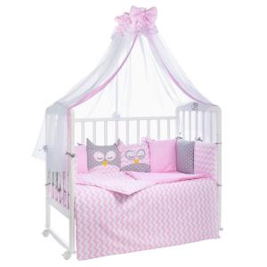 Комплект постельного белья  Civetta Rosa 7 предметов наволочка 60 х 40 см, цвет: розовый Sweet Baby