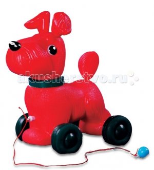 Каталка-игрушка  собака Тобик Огонек