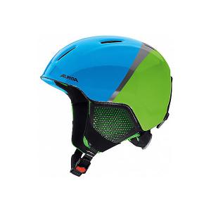 Зимний шлем  CARAT LX green-blue-grey Alpina. Цвет: зеленый