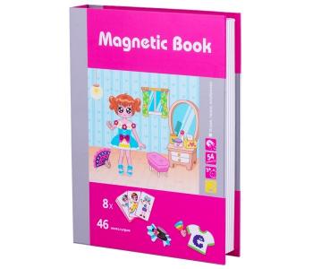 Развивающая игрушка  игра Модница 54 детали Magnetic Book