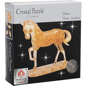 3D головоломка  Лошадь золотая Crystal Puzzle
