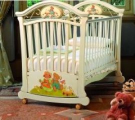 Детская кроватка  Art Nouveau качалка Pali