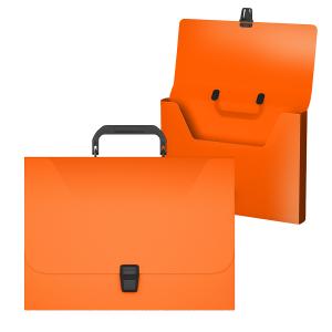 Портфель А4  Diagonal Neon, оранжевый Erich Krause