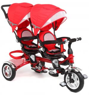 Детский трехколесный велосипед  Twin Trike 360, цвет: красный Capella