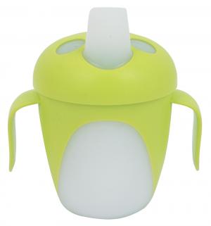 Чашка-непроливайка  Penguins, цвет: зеленый Canpol