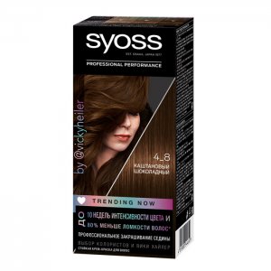 Крем-краска для волос 4-8 Каштановый шоколадный Syoss