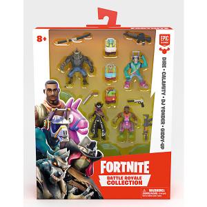 Игровой набор  Fortnite, 4 фигурки: Оборотень, Темный рейнджер, Эм Си Лама, Наездник Moose. Цвет: разноцветный