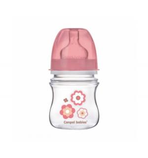 Бутылочка  Easy Start Newborn baby с широким горлом полипропилен рождения, 120 мл, цвет: розовый Canpol