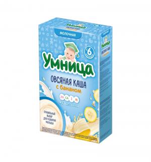 Каша  молочная овсяная с бананом 6 месяцев 200 г 1 шт Умница