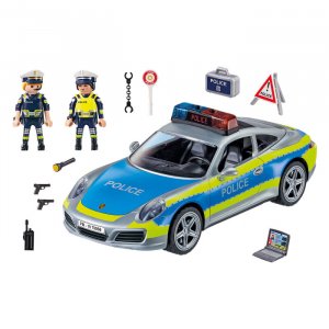 Игровой набор Porsche 911 Carrera 4S Полиция Playmobil