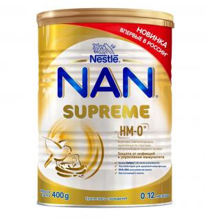 Заменитель молока  Supreme 0-12 месяцев, 400 г, 1 шт Nan