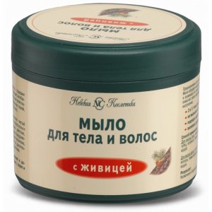Густое мыло для тела и волос с Живицей 300 мл 4 шт. Невская Косметика