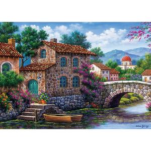Пазл  Канал с цветами, 500 деталей Art Puzzle