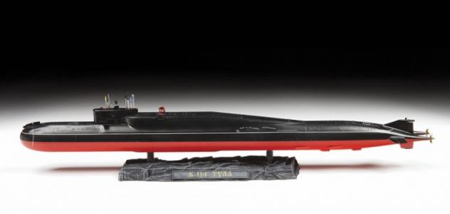 Сборная модель Российская атомная подводная лодка Тула проекта Дельфин Звезда