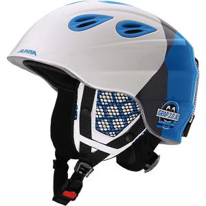 Зимний шлем  GRAP 2.0 JR white-silver-blue Alpina. Цвет: mehrfarbig