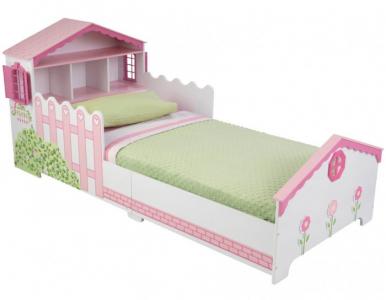 Детская кроватка  Кукольный домик с полочками KidKraft